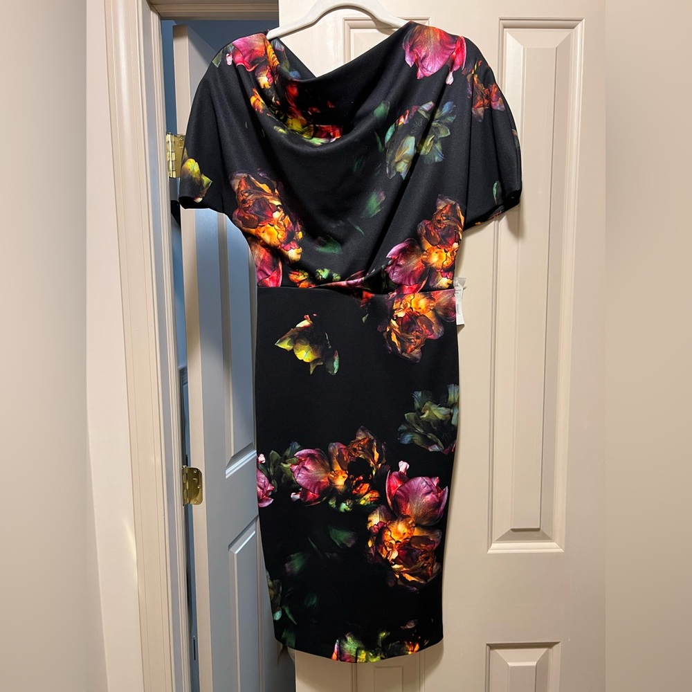 Alexia Admor Olivia Draped One-Shoulder Dress